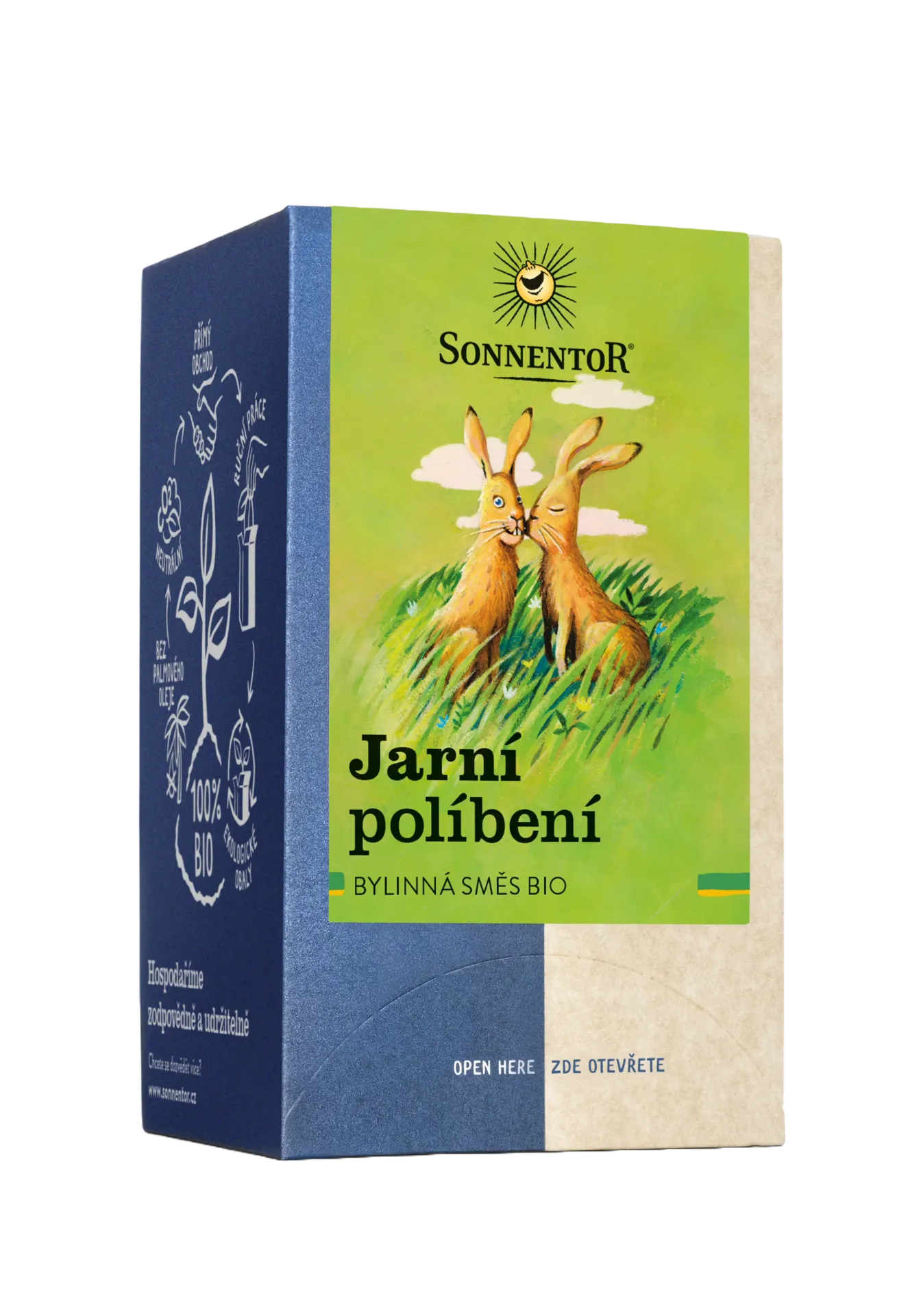 Sonnentor - Jarní políbení bio 27g, porc. dvoukomorový