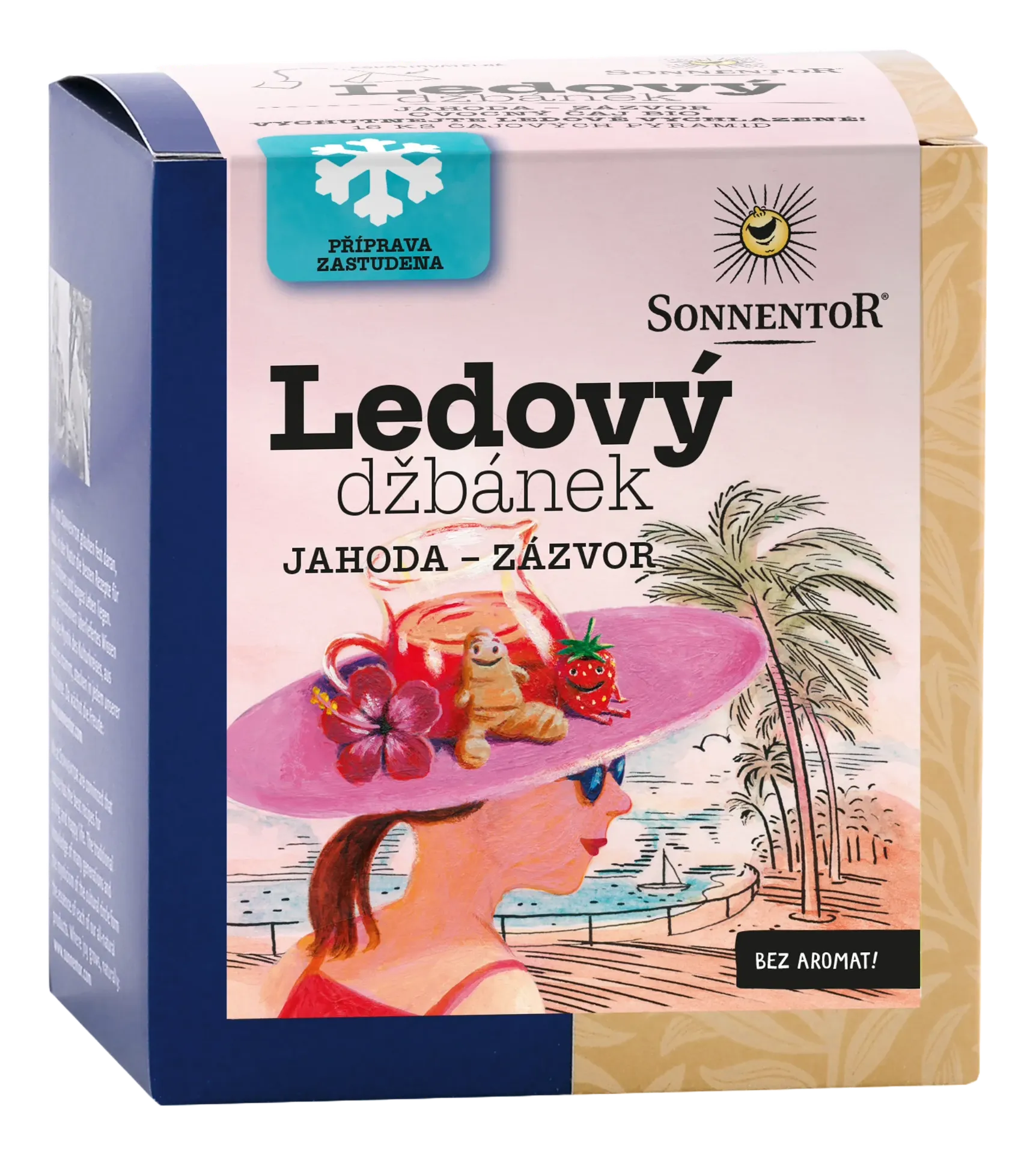 Sonnentor - Ledový džbánek - Jahoda-zázvor bio 44,8 g