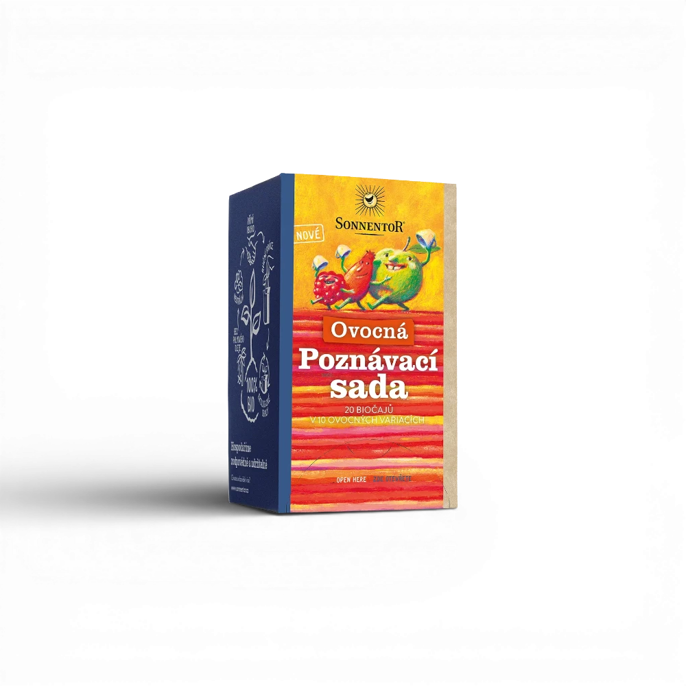 Sonnentor - Ovocná poznávací sada bio, porc., dvoukomorový 48,4 g