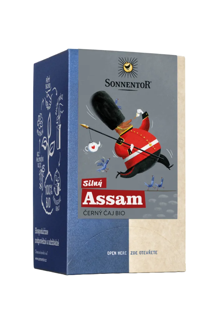 Sonnentor - Silný Assam bio, černý čaj, 30,6 g porc.