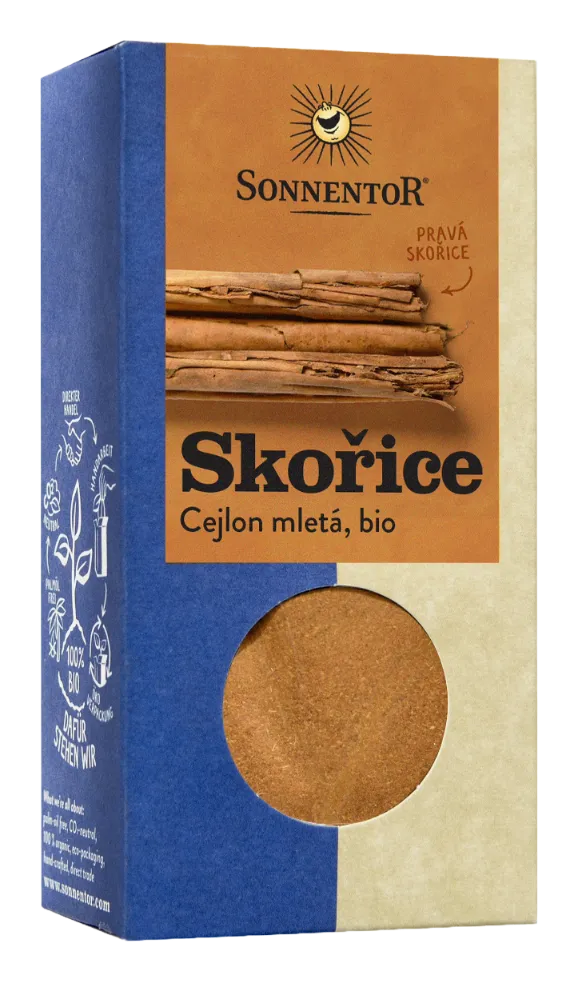 Sonnentor - Skořice Cejlon bio, mletá 40g