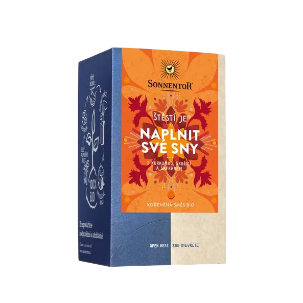 Sonnentor - Štěstí je * naplnit své sny 30,6g porcovaný