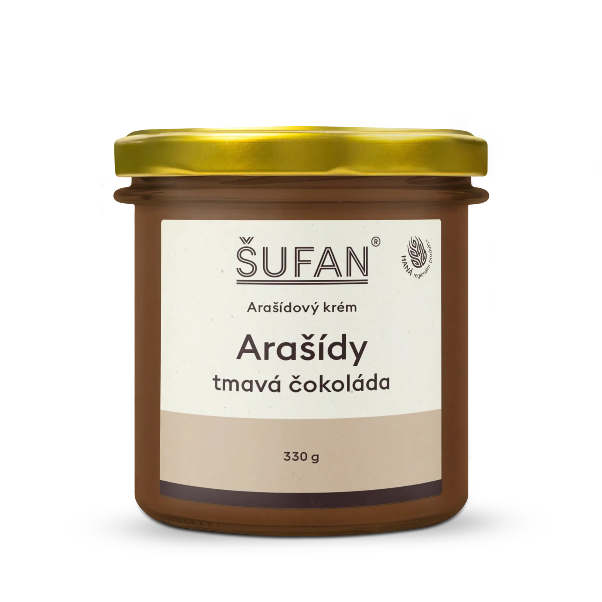 Šufan - Arašídy tmavá čokoláda 330g