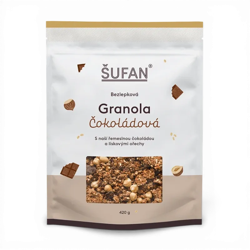 Šufan - Granola čokoládová sáček 420 g