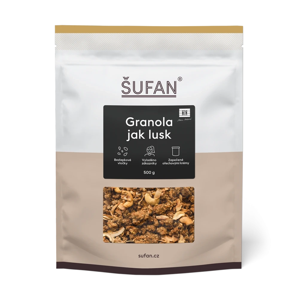 Šufan - Granola jak lusk sáček 500 g