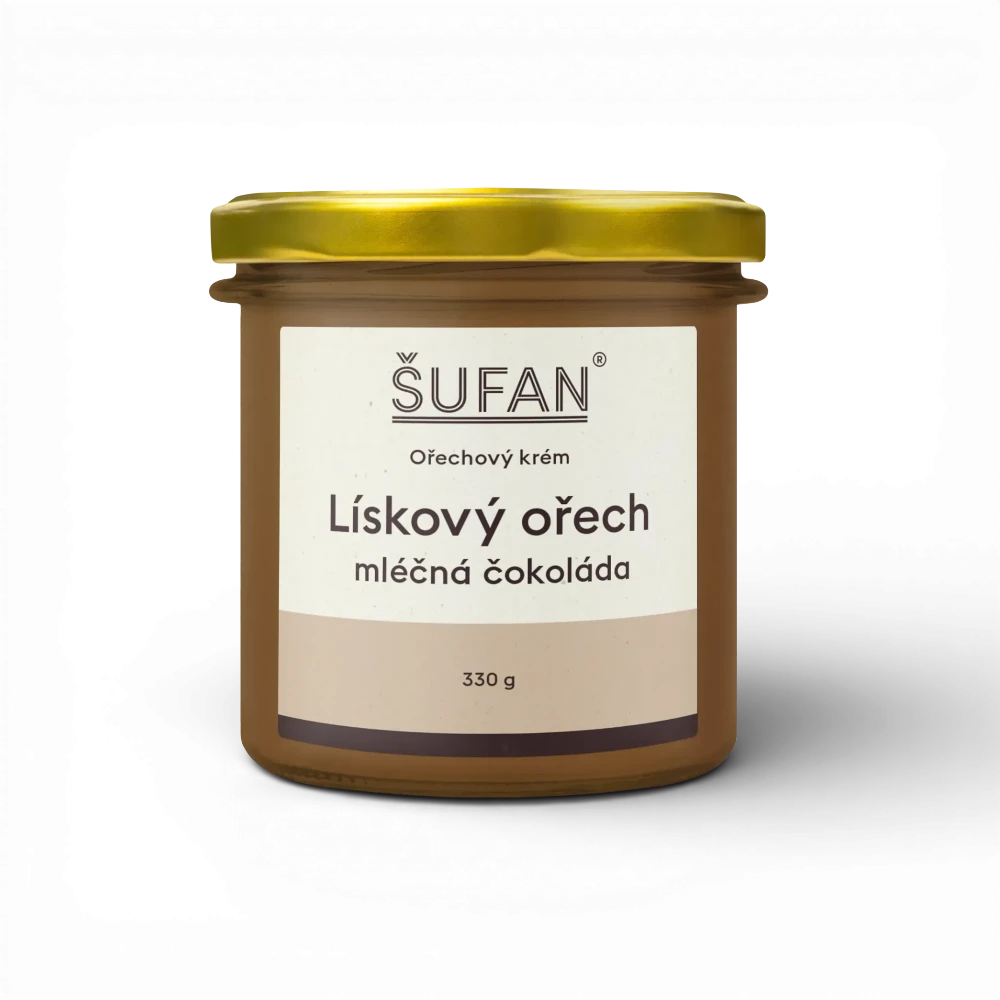 [SU-OKO-S-M-0005] Šufan - Lískový ořech mléčná čokoláda 330 g