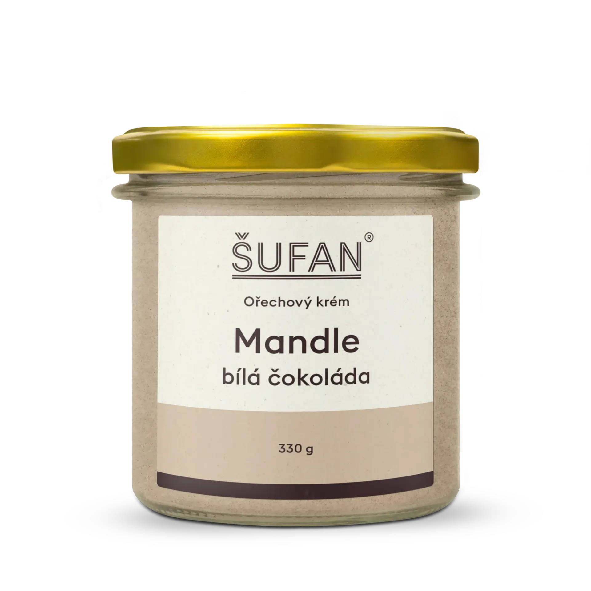 Šufan - Mandle bíla čokoláda 330 g