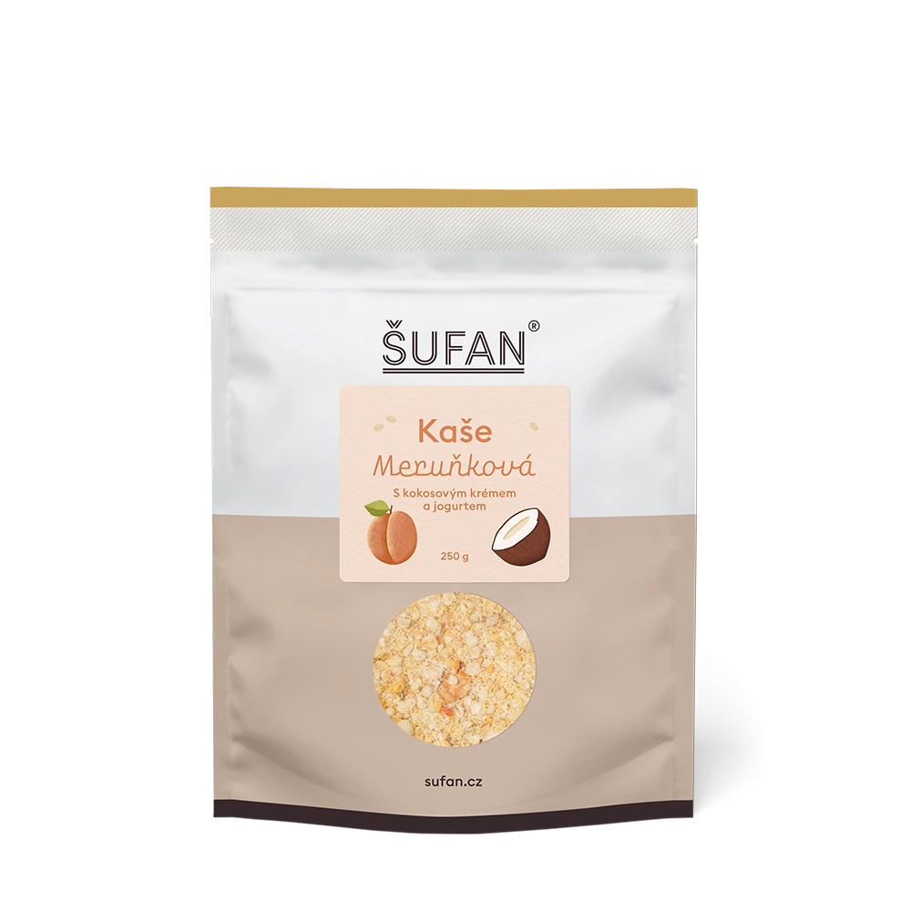 Šufan - Meruňková kaše s kokosovým krémem a jogurtem 250g