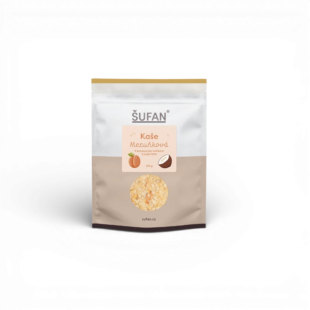 Šufan - Meruňková kaše s kokosovým krémem a jogurtem 250g