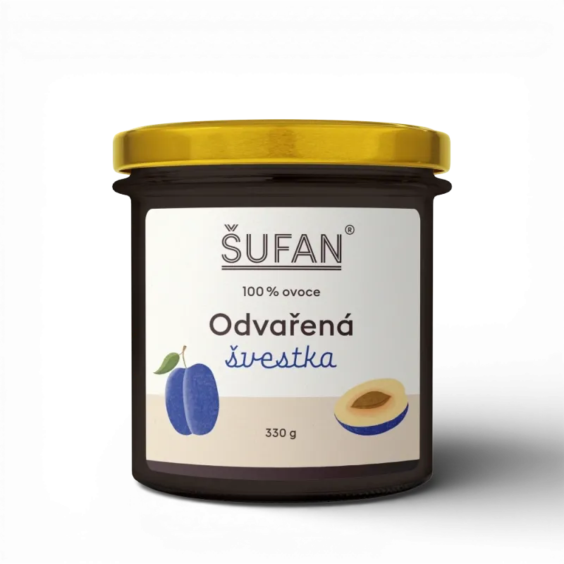 Šufan - Odvařená švestka 330 g