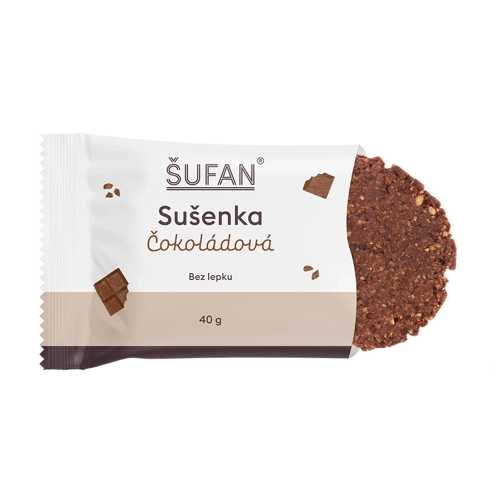 Šufan - Sušenka s čokoládou bez lepku 40g