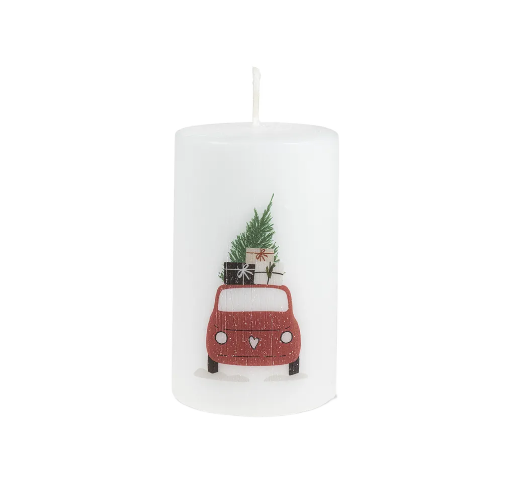 Unipar - Bílá Xmas HOME - Auto 100x60mm