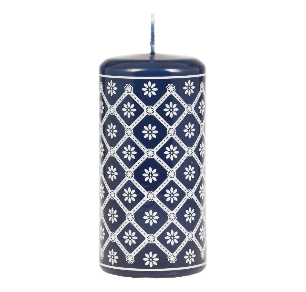 [1625969518233710] Unipar - Svíčka - Z Valašska - Blue bílý tisk (M)