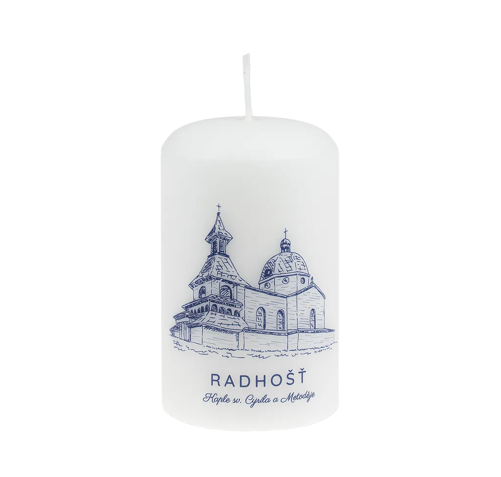 Unipar - Svíčka Radhošť bílá