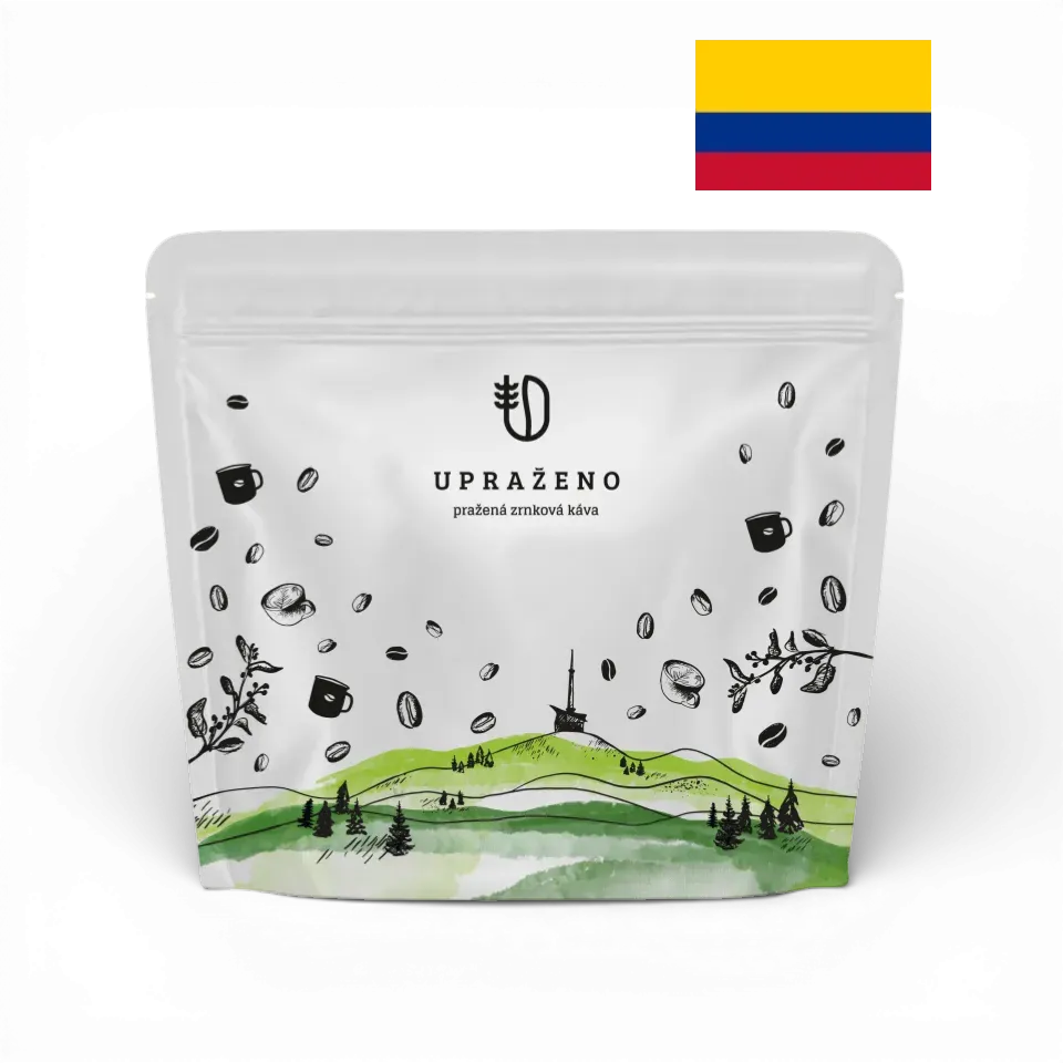 Upraženo - Zrnková káva - Colombia Decaf  100% Arabica 250g