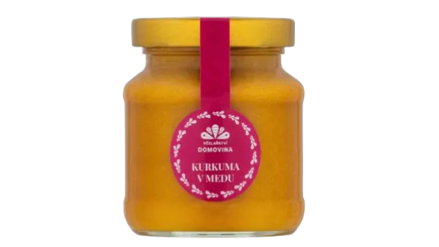 Včelařství Domovina - Gourmed kurkuma v medu 180g