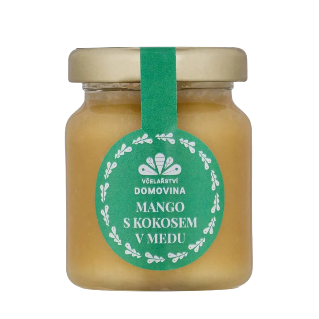 Včelařství Domovina - Mango s kokosem v medu 75g