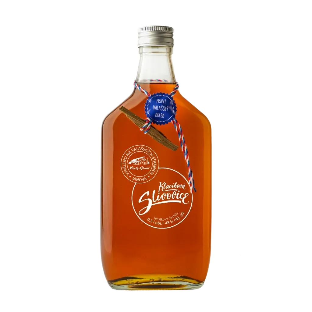 Veselý Grunt - Slivovice klacíková 48% 0,5L