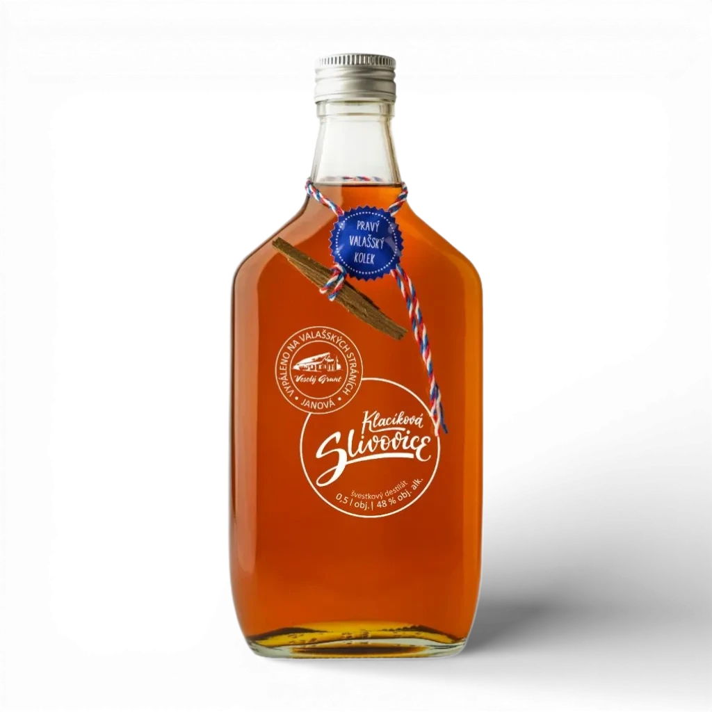 Veselý Grunt - Slivovice klacíková 48% 0,5L