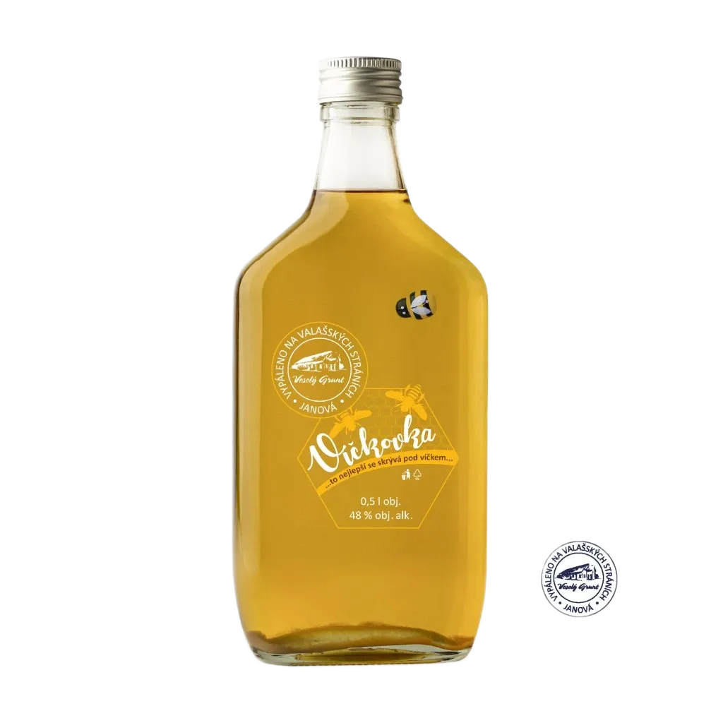 Veselý Grunt - Slivovice, víčkovice švestková 48% 0,5L