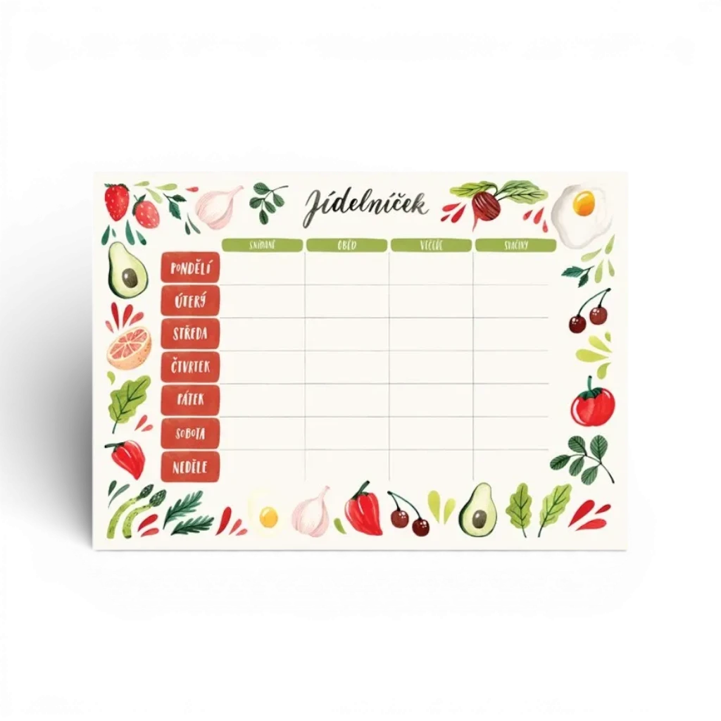 [TP7] Chaukiss - Týdenní plánovač - Jídelníček
