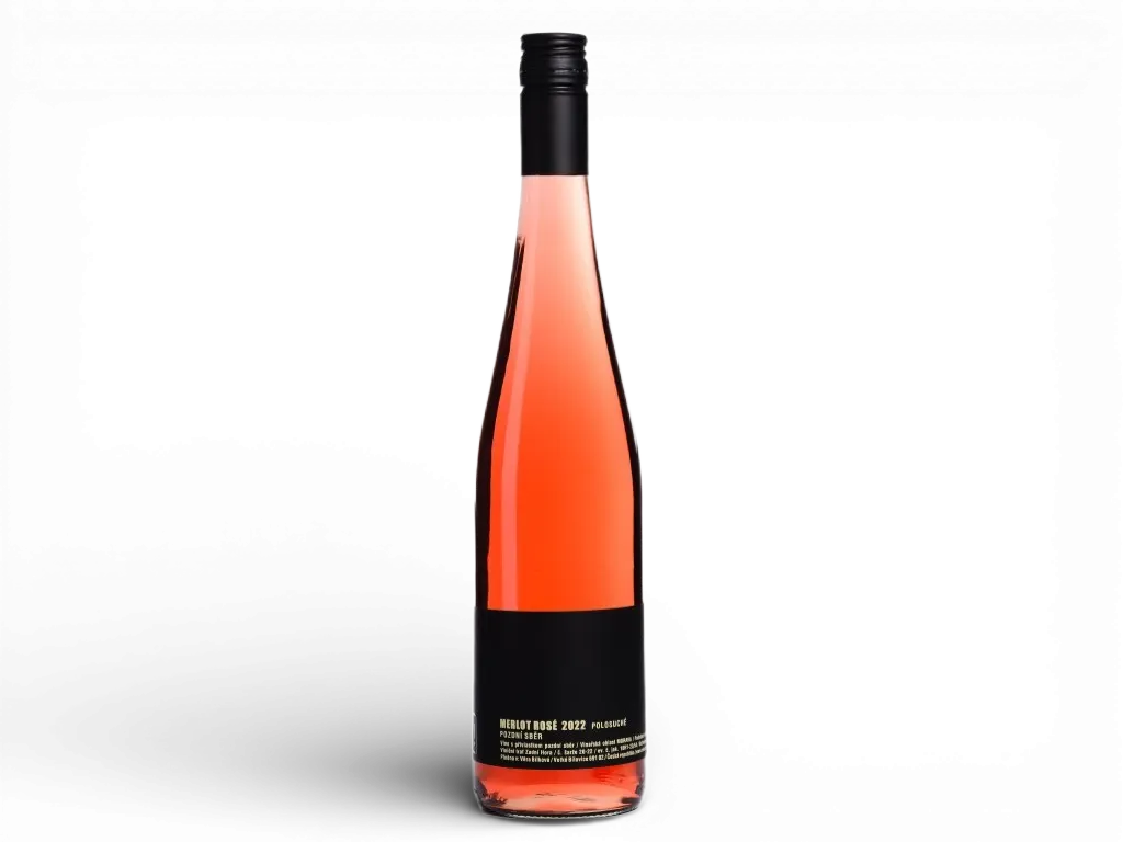 Vinařství Bílkovi - Merlot rosé 2024, růžové, pozdní sběr, suché, 0,75l