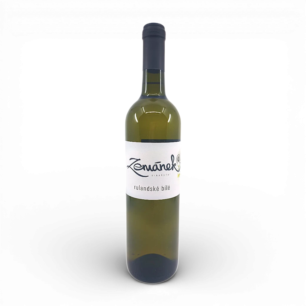 Zemánek - Rulandské bílé, bílé, suché s přívlastkem, pozdní sběr 11,5%  0,75L