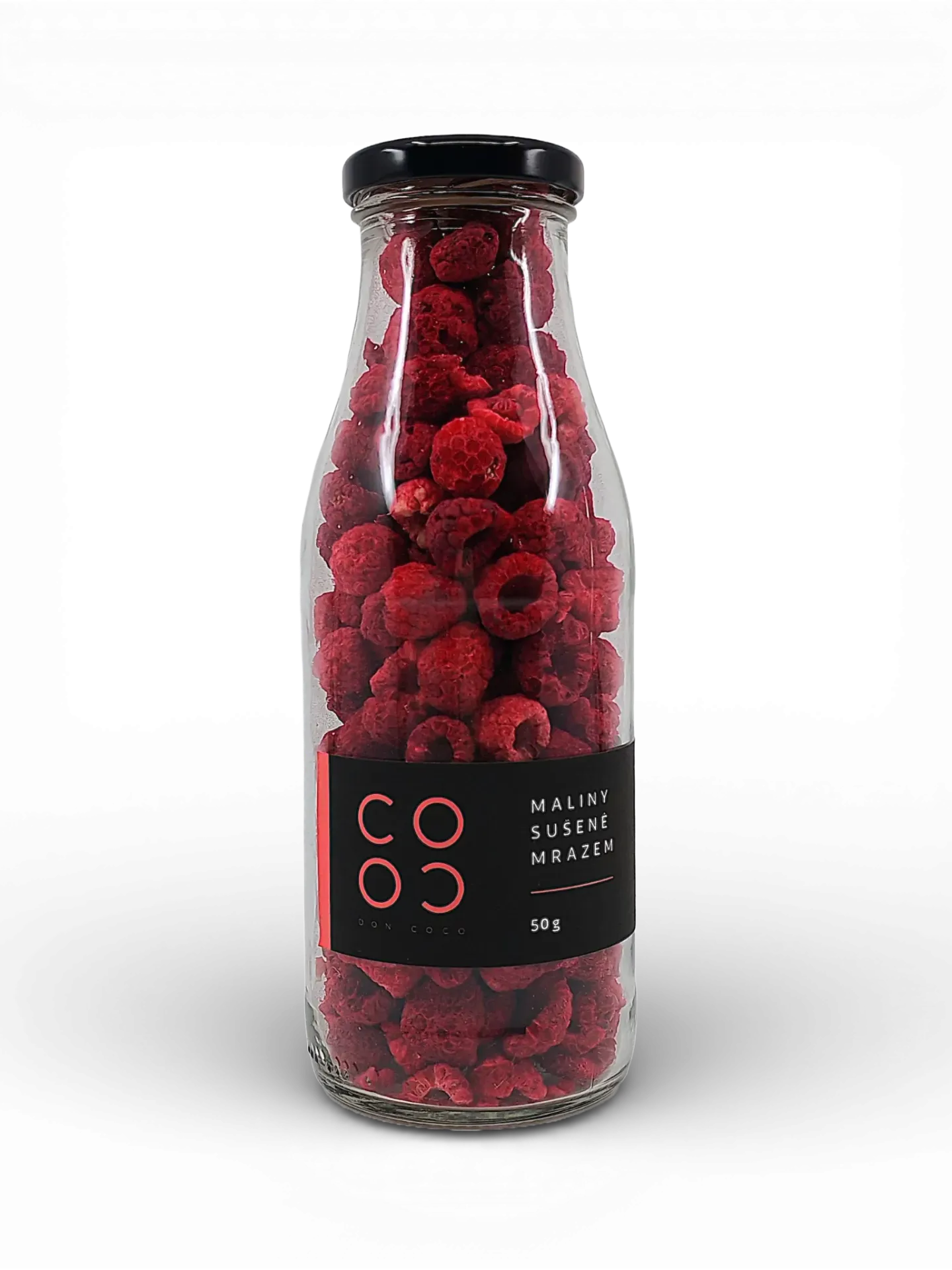 DON COCO - Lyofilizované maliny v láhvi 45g