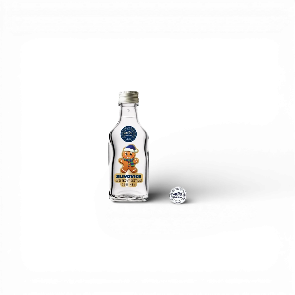 Veselý Grunt - Slivovice sváteční 48% 0,04l 
