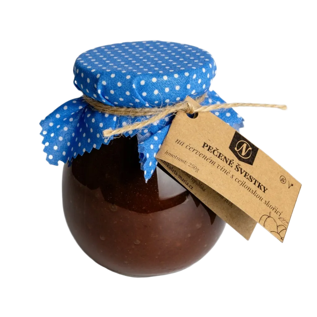 Nikoleta Mária - Pečené švestky na červeném víně se skořicí 250g