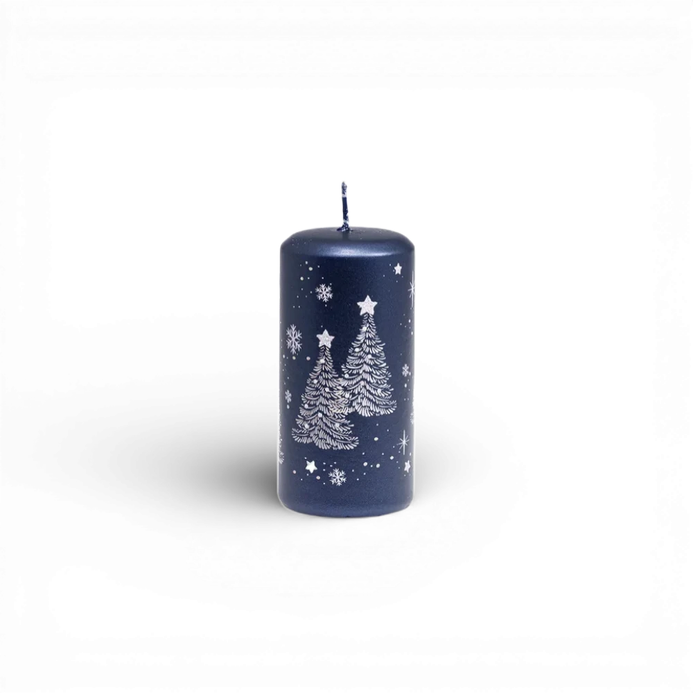 Unipar - Svíčka - Snowing blue 50-100