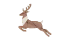 BeWooden - Dřevěná brož Jumping Deer Brooch