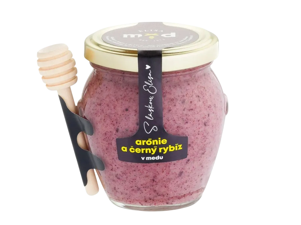 Elisa - Arónie a černý rybíz v medu 250g