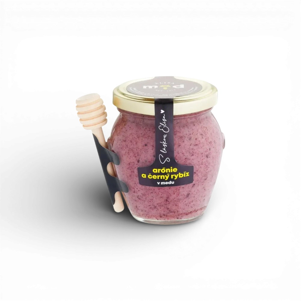 Elisa - Arónie a černý rybíz v medu 250g