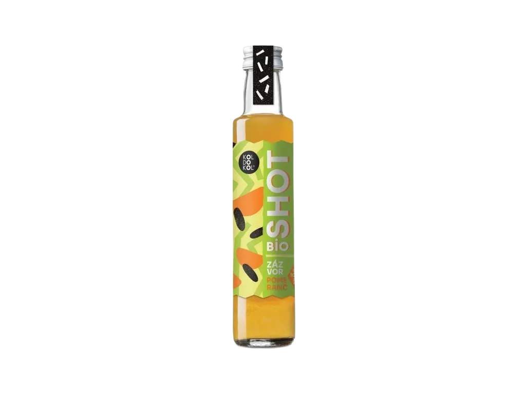 [0782] Koldokol - Bio Shot zázvor a pomeranč 250ml