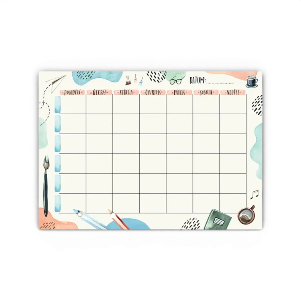 Chaukiss - Rodinný týdenní plánovač