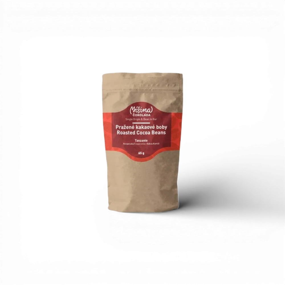 Míšina čokoláda - Bio pražené kakaové boby z Tanzanie 65 g