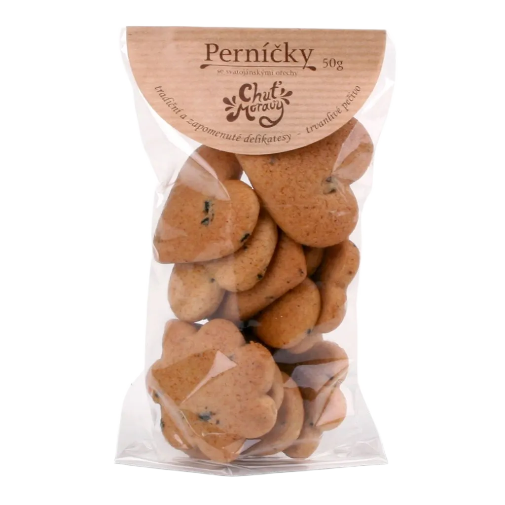 [CHM057] Chuť Moravy - Perníčky se svatojánskými ořechy 50g