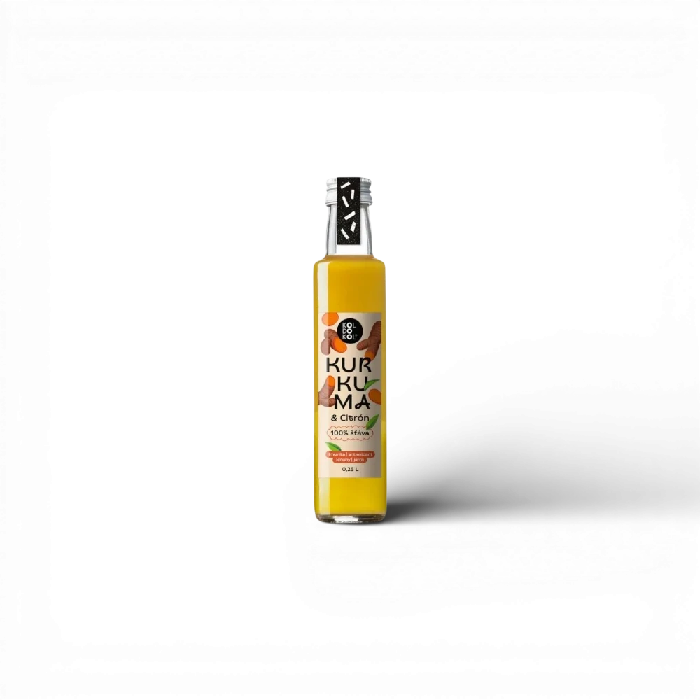 Koldokol - Kurkuma a citrón 100% šťáva 250ml NENÍ BIO ??? EAN !!! (kopie) (kopie)