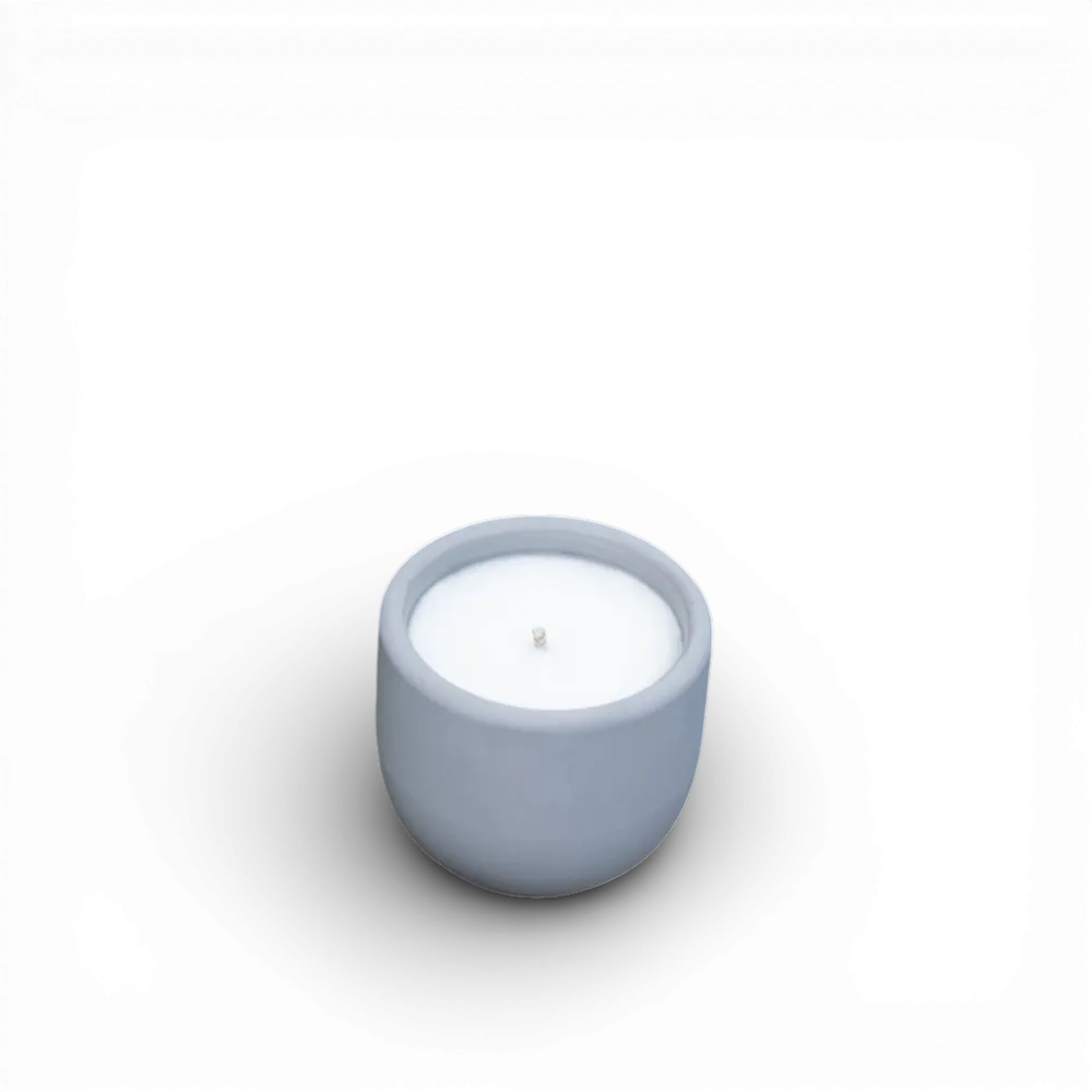 Betonhome - Sójová svíčka mini MALINOVÝ SORBET 70g (šedá)