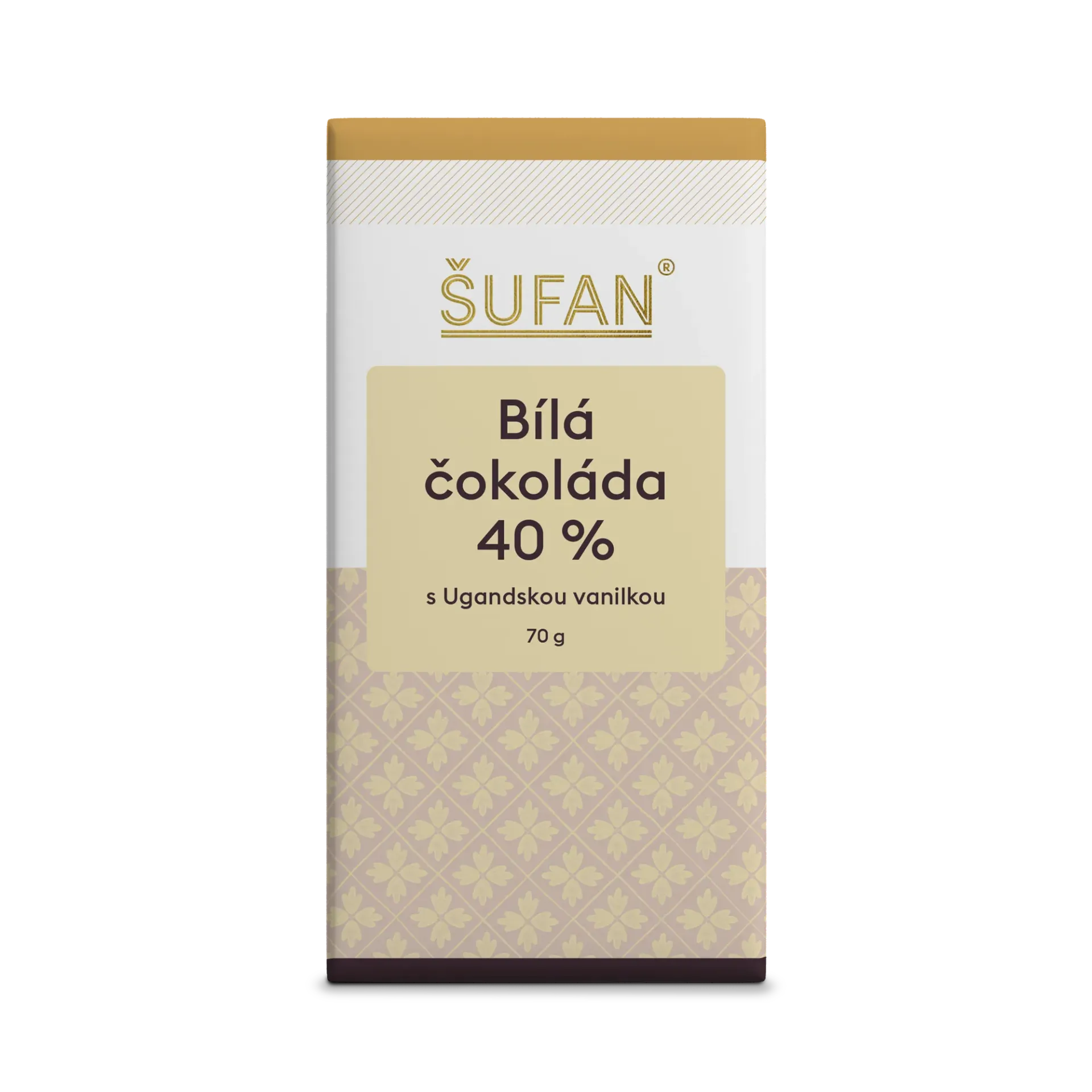 Šufan - Velikonoční čokoláda s matchou a citronem 70g