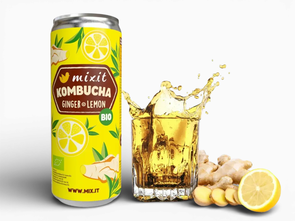 Mixit - BIO Kombucha Ginger & Lemon 330ml