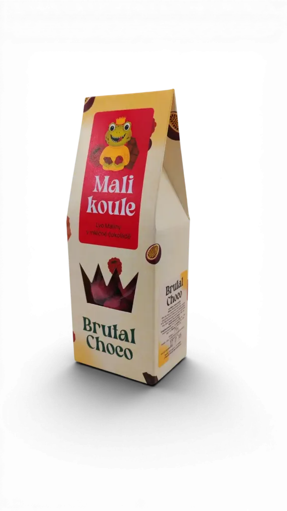 Brutal Choco - Malikoule Lyo maliny v mléčné čokoládě 110g DOKONČIT !!!