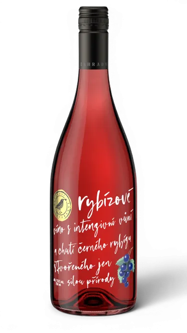 Zahradní vinařství - Ovocné víno Rybíz 0,75l CHYBÍ EAN A REFERENCE !!!!!!