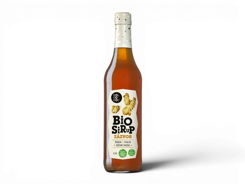 Koldokol - BIO Sirup zázvor 500ml CHYBÍ EAN !!!!