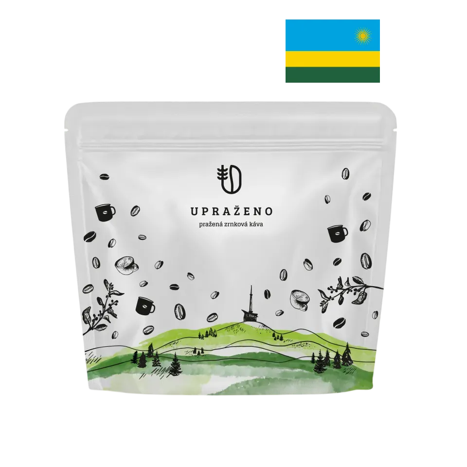 Upraženo - Rwanda 100% Arabica 250g CHYBÍ EAN